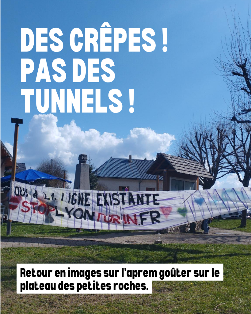 Des crêpes ! pas de tunnels !
