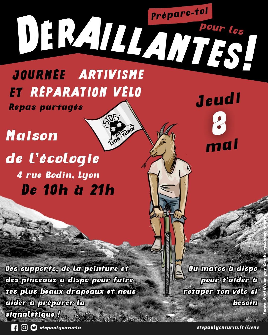 8 mai : Journée artivisme et réparation vélo à Lyon