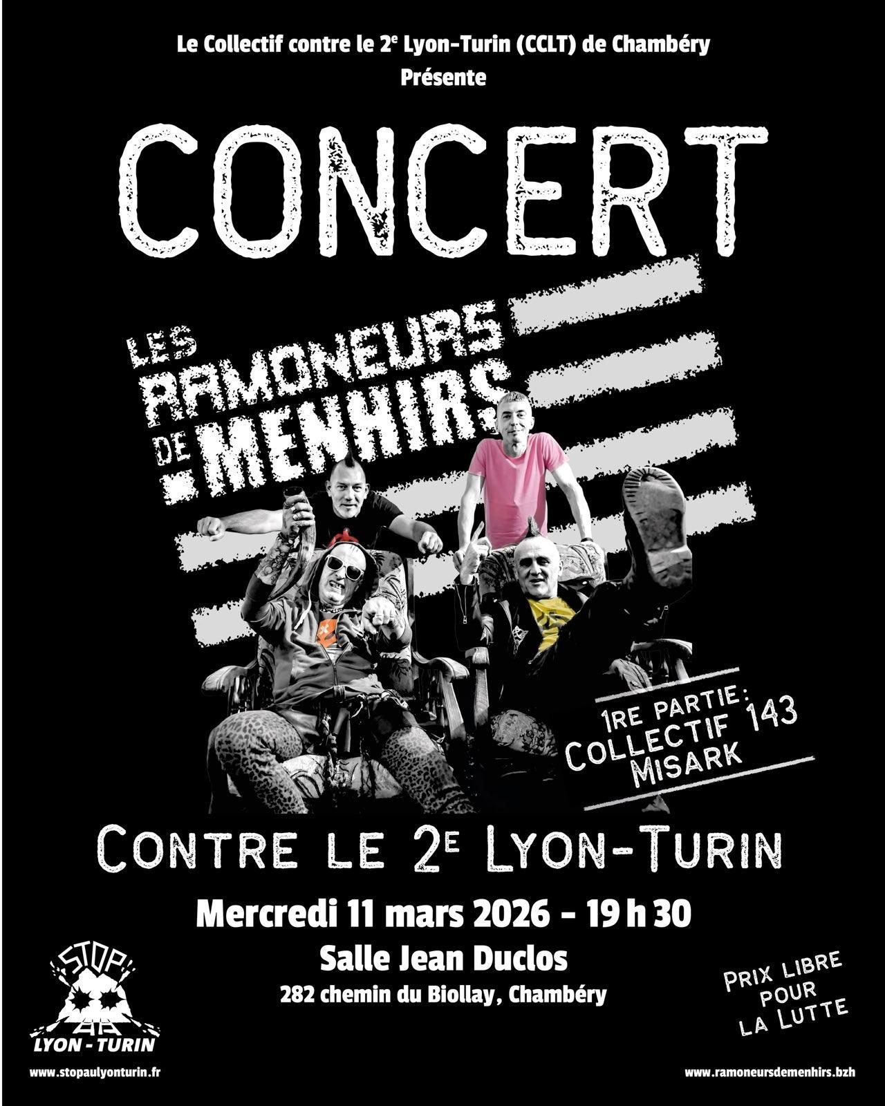 11/03 – Concert des Ramoneurs de Menhirs + Collectif 143