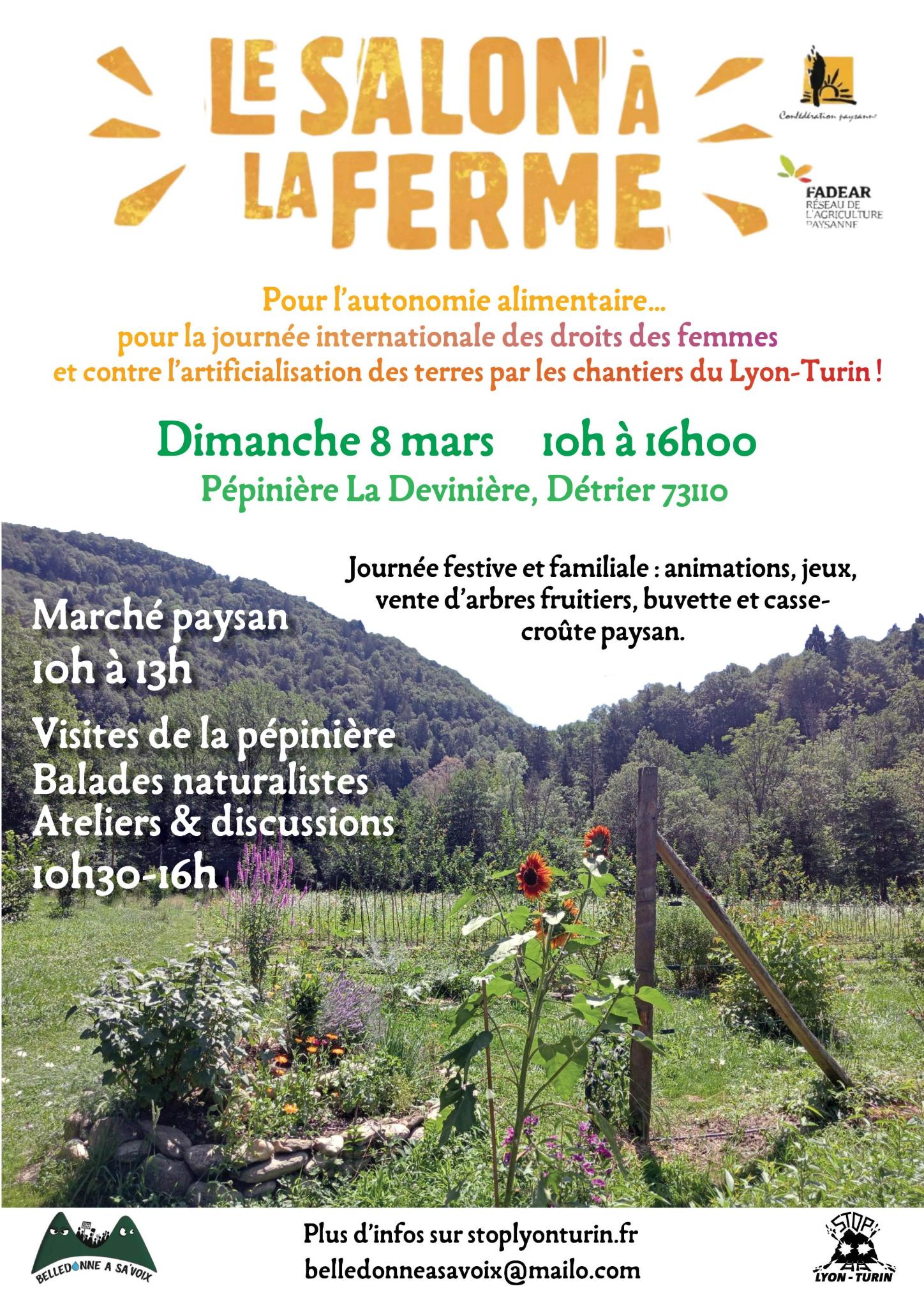Programme détaillé du dimanche 8 mars